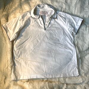 Papo d’Anjo Kids White Blouse size 8Y